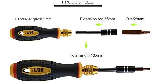 LEAN ON US BST-888B Strong Magnetic Precision Screwdriver Set for Computer Laptop Repairing - NewNest Australia