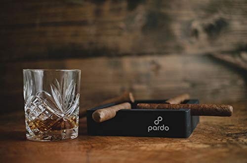 Pardo Cigar Ashtray Unbreakable Silicone Large Ring Gauge, Cigar Ashtrays for Indoor and Outdoor Use With 4 Cigar Rest Ash Tray - NewNest Australia