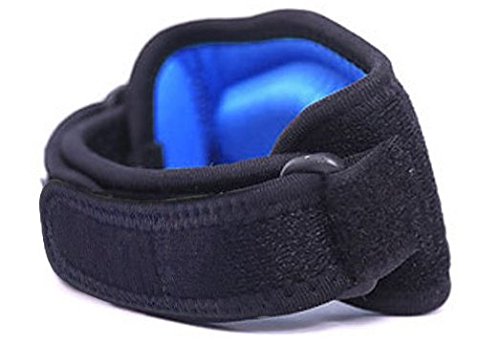 Pintomed - Tennis Elbow, Golfer'S Arm Bandage, Elbow Bandage, Epicondylitis Brace, 2 Pieces, Elbow Cuff, Neoprene With Gel Pad, Sports, Unisex - Black With Blue - NewNest Australia