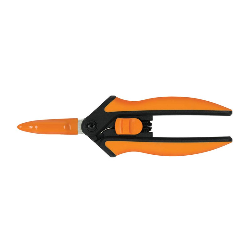 Fiskars Softouch Micro-Tip Pruning Snip, Non-Coated Blades, Orange/Black (399240-1003) - NewNest Australia