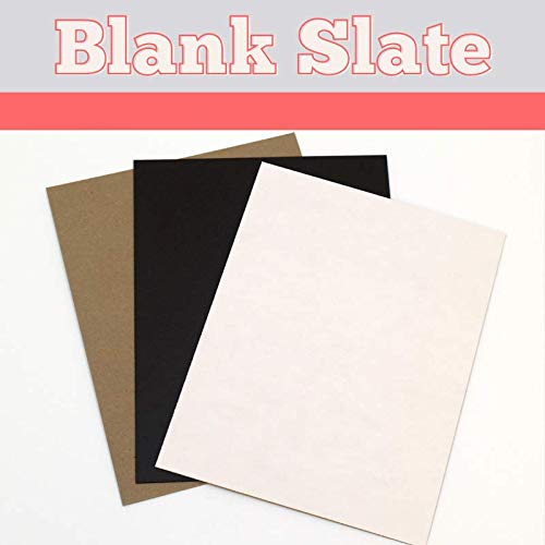 Grafix Medium Weight 6 x 6”, Black Pack of 25 – Acid-Free 0.055” Chipboard Sheets, Create Three-Dimensional Embellishments for Cards, Papercrafts, Mixed Media, Home Décor - NewNest Australia