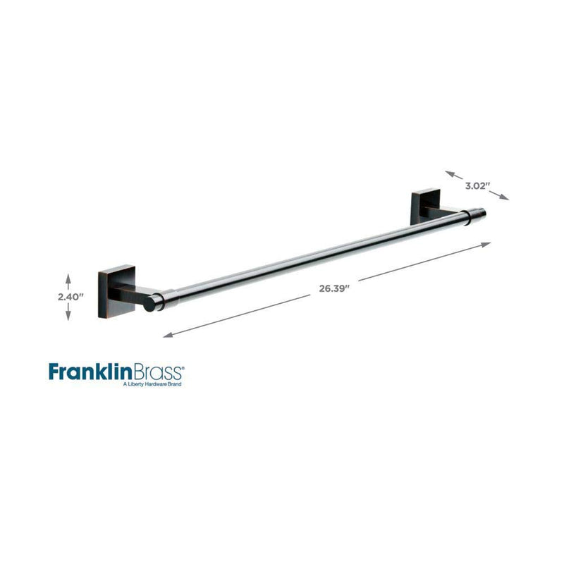 Franklin Brass MAX24-VBR Maxted Towel Bar, Venetian Bronze 24 inch Towel Bar - NewNest Australia