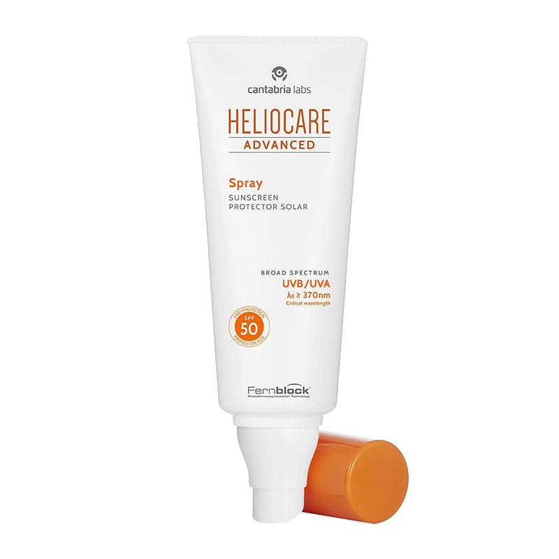 Heliocare Advanced Spray SPF 50 200ml / Spray For Body/Daily Uvb and Uvb Anti-Ageing/Combination, Dry, Oily and Normal Skin/No white residue - NewNest Australia