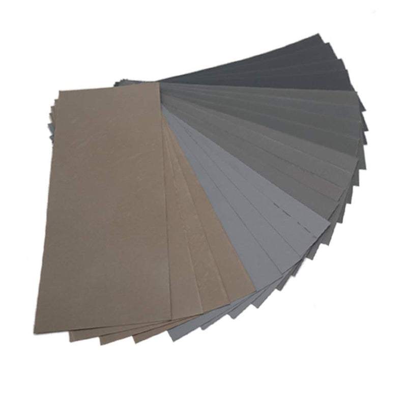 20Pcs Wet Dry Sandpaper, High Grit 1000 2000 3000 5000 7000 Sandpaper Sheets Assortment for Wood Metal Polishing Automotive Sanding, 9 x 3.6 inch by BAISDY - NewNest Australia