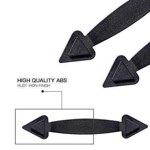skysen Magnetic Garage Door Decorative Faux Hinges Handles Accents Hardware Kit Black(cxckls) - NewNest Australia