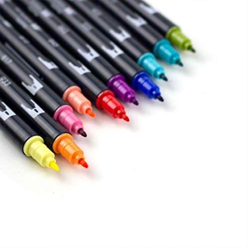 Tombow Pen Retro Dual Brush Markers, 10-Pack, 10 Piece - NewNest Australia