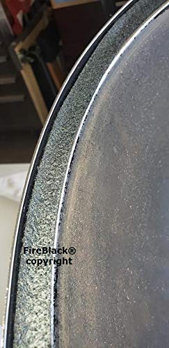 NewNest Australia - FireBlack Hi Temp BBQ Smoker Gasket Self Stick 15 ft High Heat 1/2 x 1/8 Black 