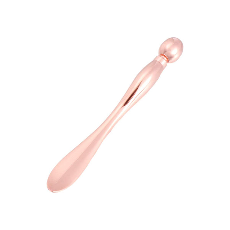 Beaupretty Eye Cream Massgae Sticks Alloy Eye Cream Applicator Eye Roller Facial Face Massager for Women,2pcs(Rose gold) 8X0.5CM Pink - NewNest Australia