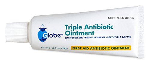 Globe Triple Antibiotic First Aid Ointment, 0.5 oz (4-Pack) | 24-Hour Infection Protection | Wound Care Treatment for Minor Scrapes, Burns and Cuts | 4 Pack - NewNest Australia