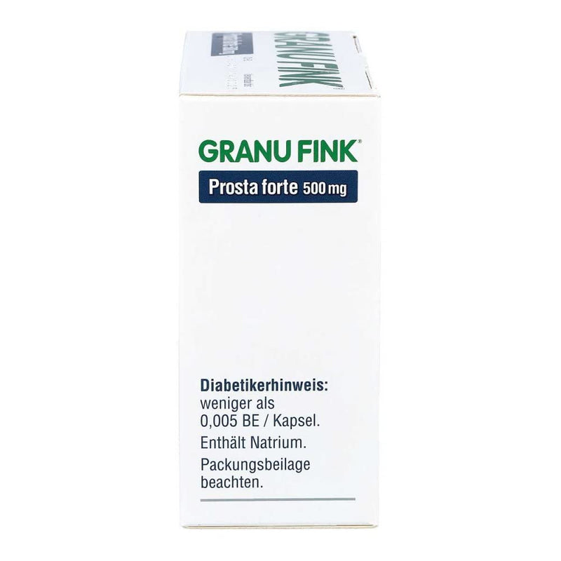 GRANU FINK Prosta Forte 500 mg - Herbal medicine for the treatment of prostate bladder problems - with unique Uromedic® pumpkin - 1 x 80 hard capsules - NewNest Australia