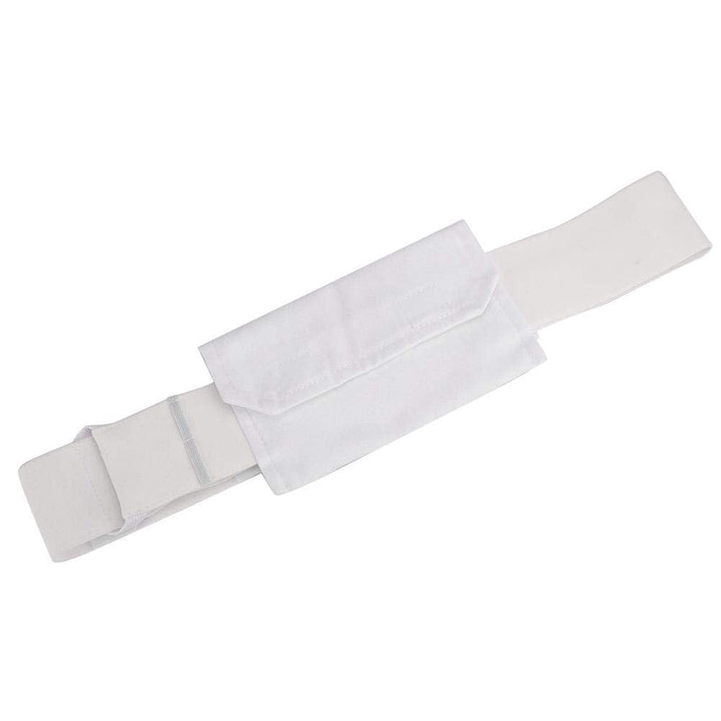 Peritoneal Holder Belt, Dialysis Catheter Belt Patient Adjustable Peritoneal Tube Protection Belt with Bag Tube Covers Peg Tube Gastrostomy Catheter Pd Dialysis Belt Pads Drainage(White) White - NewNest Australia