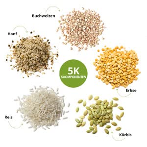 Vegan Protein - Vanilla - Vegan Protein Powder Without Sucralose And Soy With Stevia Protein Powder From Rice, Peas, Hemp, Buckwheat And Pumpkin Seeds - 1 Kg Protein Powder - NewNest Australia