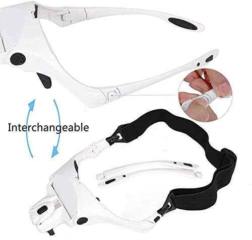 Velamp LED Glasses with Magnifying Glass 5 Dioptres Interchangeable - NewNest Australia