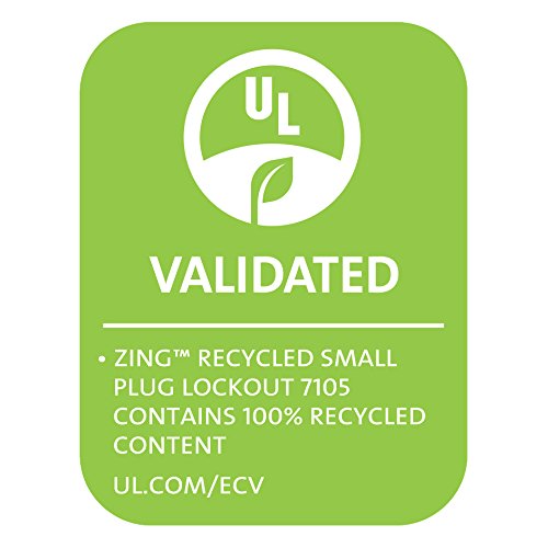 ZING 6064 RecycLockout Lockout Tagout, Wall Switch Lockout, Recycled Plastic 1 - NewNest Australia