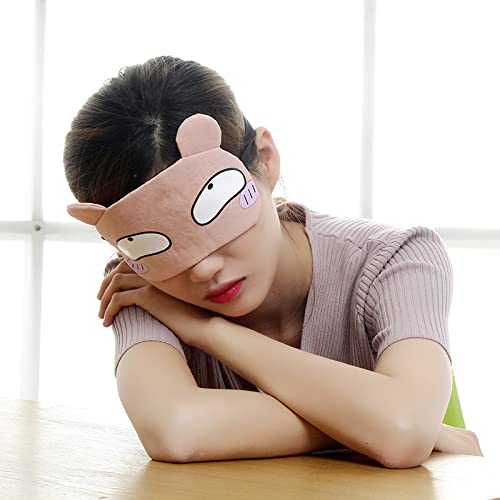 4 Pack Cute Sleeping Eye Masks, Soft Fluffy Sleeping Eye Masks Resting Eye Masks Travel Sleeping Eye Masks Kids Boys Girls Ladies Men Universal Daydream Sleeping Masks Cartoon Eye Masks 4 Pieces - NewNest Australia