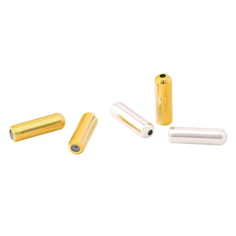 50 Pcs Metal Brooch Pin Stick Backing Lapel Pin End Cap Rubber Stopper for Jewelry DIY Accessories (Gold) gold - NewNest Australia