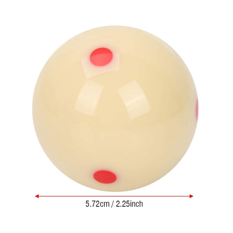 Vikye Cue Ball, 5.72cm Resin Table Accessories Training Ball Practice Ball Pool Ball, for Game Room for Billiard Room - NewNest Australia