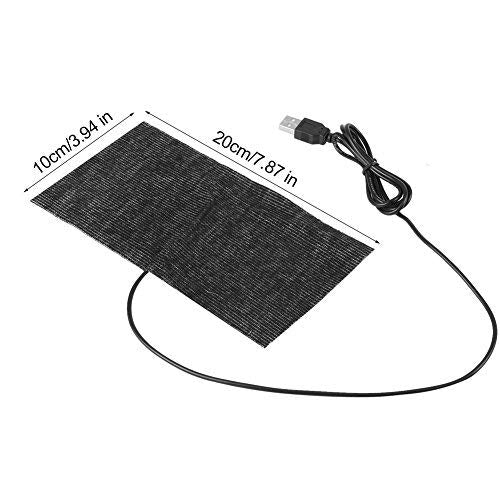 Electric Heating Pad USB Carbon Fiber Heating Mat Warm Blanket 35-45 Degrees Black Electric Heat Pad 5V for Warm Shoulder Back Pain Cramps Relief - NewNest Australia