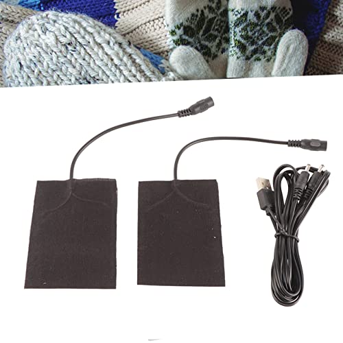 Keenso Electric Heating Pad, 2 in 1 5V 5A Carbon Fiber USB Rechargeable Heating Pad Electric Heater Hand Neck Warmer Body Heating Pad mountaineering protective equipment - NewNest Australia