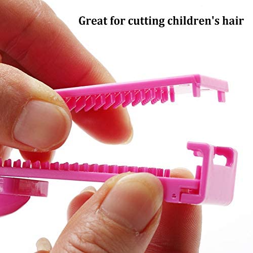 Clip Cut Tool Hair, Professional DIY Home Trimmer Styling Clip Comb Hairstyle Typing Trim Tool Accurate Trimmer Fringe Hair Cutting Barrettes Hairpins, for Kids Women Haircut Shears Thinning - NewNest Australia