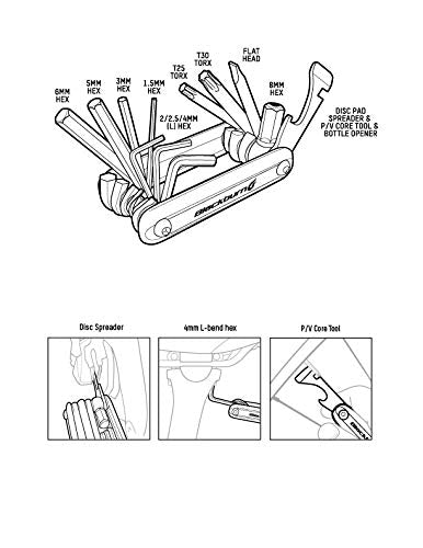 Blackburn Grid 13 or 8 Function Bike Muti Tool Grey Grid13 - NewNest Australia