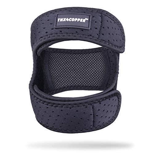 Thx4COPPER Compression Dual Patella Knee Brace for Pain Relief, Adjustable Knee Strap Support for Running, Jumper, Gym Exercise, Arthritis, Tendonitis, Injury Recovery, Joints and Muscles-XXL XXL - NewNest Australia