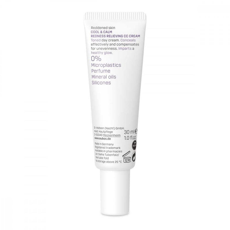EUBOS COOL & CLEAR Anti-Redness CC Cream SPF 50 30 ml - NewNest Australia