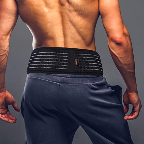 Thx4COPPER Compression Adjustable Sacroiliac Hip Waist Compression Belt, Lower Back Support Brace, Pain Relief for Sciatica, Pelvis, Lumbar,Nerve,Leg,SI Joint,Anti-Slip Pelvic for Men/Women Normal thickness fabric XL - NewNest Australia