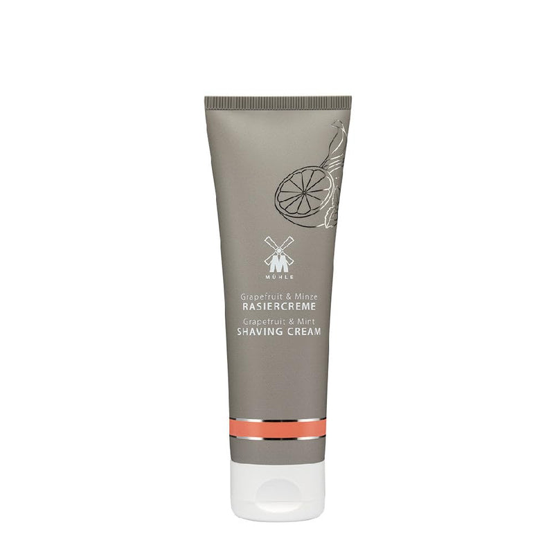 MÜHLE shaving cream - creamy shaving foam with grapefruit & mint for all skin types - fruity & invigorating - 75 ml - NewNest Australia