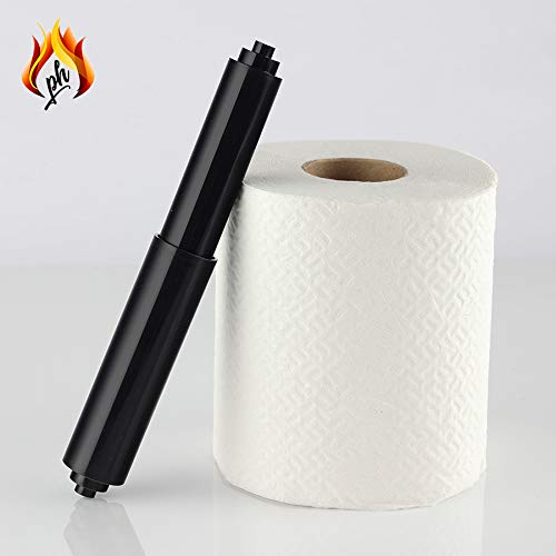 PH Toilet Paper Roller Holder SX-7952 - Black Toilet Paper Rod - Toilet Paper Spring Replacement Spindle - NewNest Australia