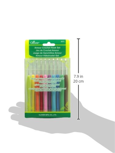 Clover 3672 Amour Crochet Hook Set, 10 sizes - NewNest Australia