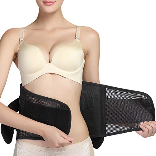 Neotech Care Adjustable Back Support With Double Adjustment Straps - Lumbar & Lower Back - Breathable & Lightweight Material - Wide Support - Posture - Black (Xl) - NewNest Australia