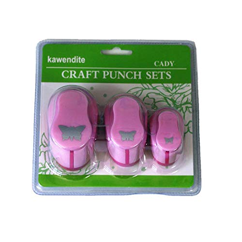 CADY Crafts Punch Set 8mm 15mm 25mm Paper Punches 3pcs/Set (Butterfly) Butterfly - NewNest Australia