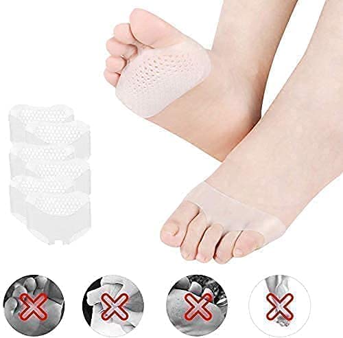 Metatarsal Pads Forefoot Pad Ball of Foot Cushions for Women Men Soft Gel Foot Pads Pain Relief High Heels Forefoot Pad Insoles Breathable Metatarsal Pads Cushion Forefoot Pads Shoe Supports 6Pairs - NewNest Australia