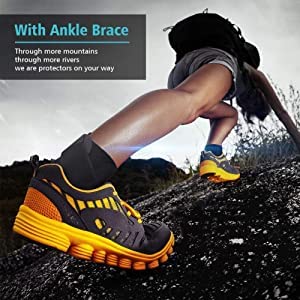 Ankle Brace, Breathable Adjustable Compression Foot Drop Ankle Brace Support Stabilizer - Fix and Protect the Ankle - Helps Recover from Ankle Sprain Strain Arthritis Achilles Pain - NewNest Australia