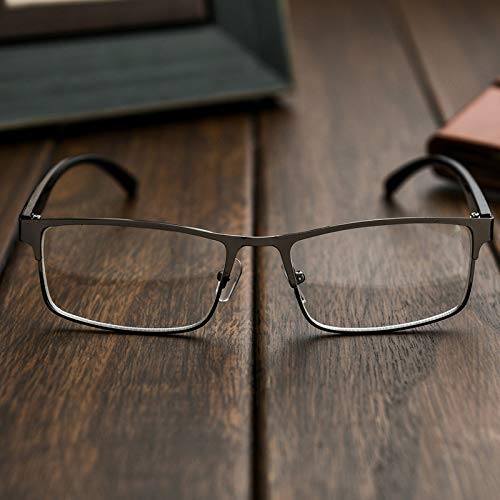 EgBert Fashion Black Nearsighted Glasses Metal Full Frame Myopia Glasses - -3.5 - NewNest Australia
