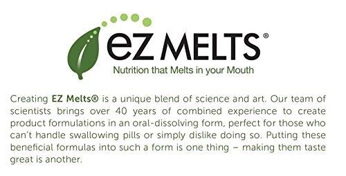 EZ Melts Calcium & Magnesium with Vegan D3, 500 mg, Dissolvable Vitamins, Vegan, Zero Sugar, Natural Strawberry Flavor, 60 Fast Dissolve Tablets - NewNest Australia