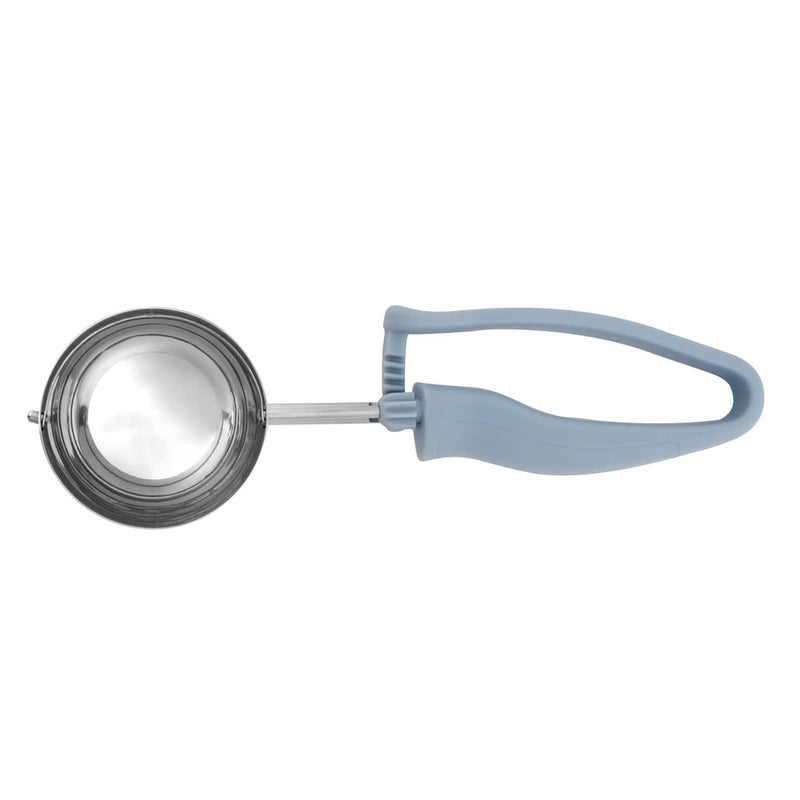 Comfy Grip 3.75 oz Stainless Steel #10 Portion Scoop - with Ivory Ambidextrous Handle - 1 count box - NewNest Australia