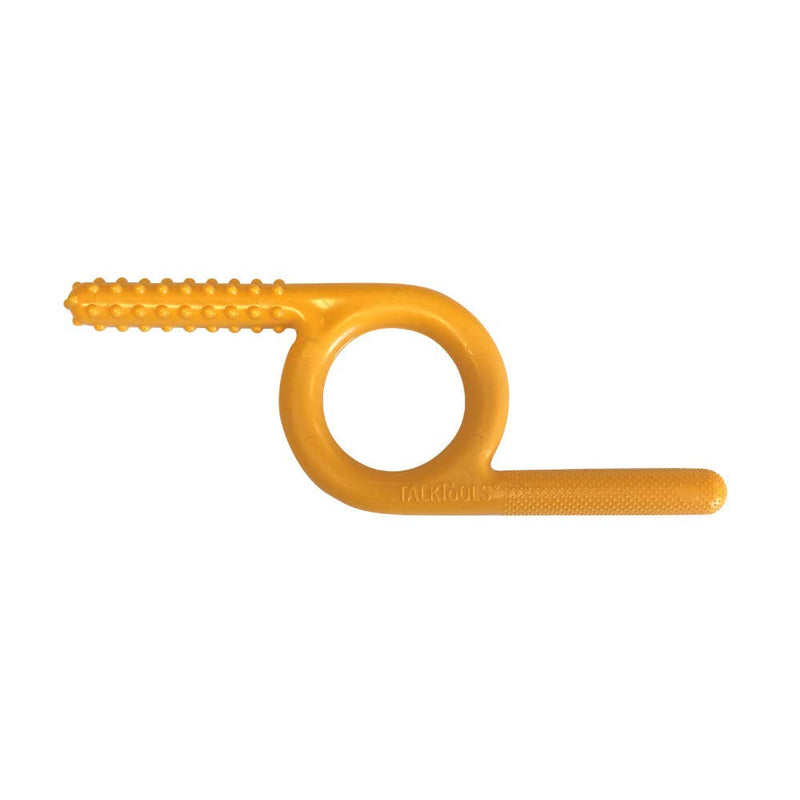 TalkTools Textured Chewy (Orange) 1pk | Oral Motor Sensory Tool for Kids and Toddlers | Therapy Tools to Improve Chewing and Biting - NewNest Australia
