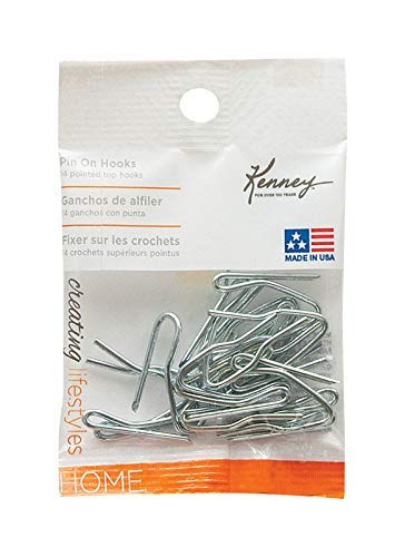 NewNest Australia - Kenney Mfg KN1002 Drapery Pin Hook (14 Pack) 