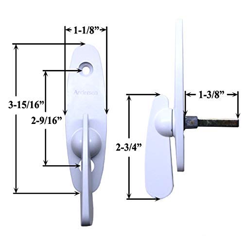 Andersen¨ Tribeca Style - Gliding Door Thumb Latch in White Color - NewNest Australia
