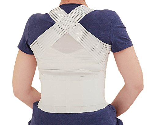 Obbomed Mb-3400Xl Chest Shoulder Posture Corrector, Lower Back Support, Wrap Brace Belt, Breathable Strap, Correction Round Back, Hanging Shoulders, Humpback Shoulder, Cavic Back Lumbar Spine, Suitable For Men And Women - Xl: 39-42" - NewNest Australia
