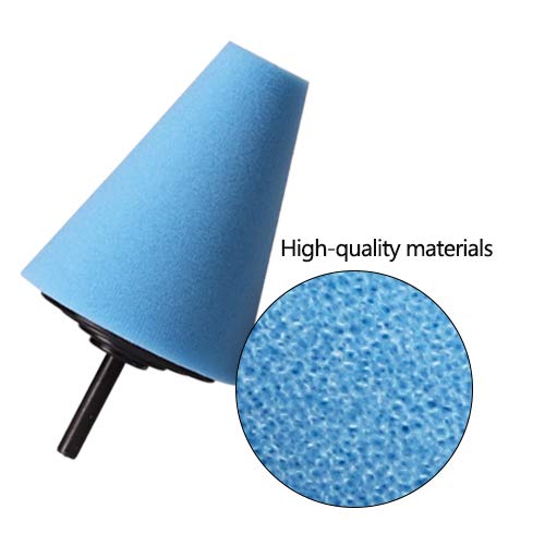 Polishing Cone ZFE 9 PCS Sponge Buffing for Automotive Car Wheel Hub Care, Metal Polish Buffing Polishing Ball for Aluminum and Stainless Steel - NewNest Australia