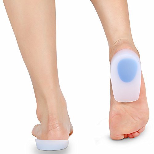 Heel Cushion Gel, 2 Pairs Super Soft Heel Pads Wedge Insole Inserts Heel Support Orthotic Cushion Relief For Plantar Fasciitis Heel Pain (Size L For Eu 39-44) - NewNest Australia
