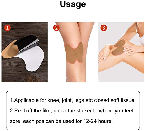 Pain Relief Patch, Anti-Pain Patch, Pain Relief Patch, Knee Pain Relief, Wormwood Knee Joint Patch, Pain Relief, Heat Plaster For Back Pain, Neck Pain And Shoulder, 12 Pieces - NewNest Australia