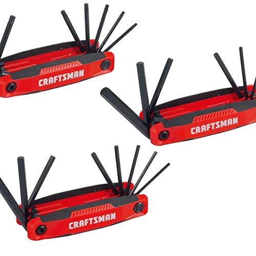 CRAFTSMAN Hex Key Set, 25-Key, 3-Pack, Folding (CMHT26004) - NewNest Australia