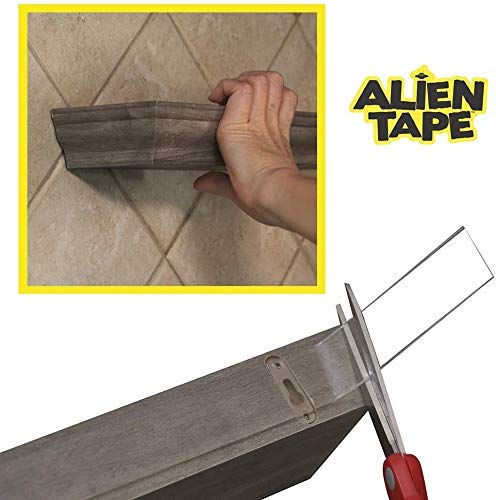 Alientape by Bell+Howell Nano Double Sided Tape, Multipurpose Removable Adhesive Transparent Grip Mounting Tape Washable Strong Sticky Heavy Duty for Carpet Photo Frame Poster Décor As Seen On TV - NewNest Australia