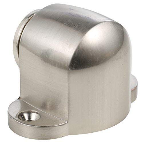 UHPPOTE Alloy Magnetic Door Stopper Brushed Finish with Round Catch Floor Mounted (Pack of 2) - NewNest Australia