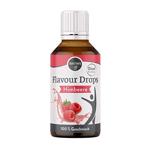 Borchers Flavor Drops - Raspberry, Strawberry, Vanilla - 3 x 30ml - 0 Calories - Sweetener Liquid - For Cooking and Baking - Drinks - NewNest Australia