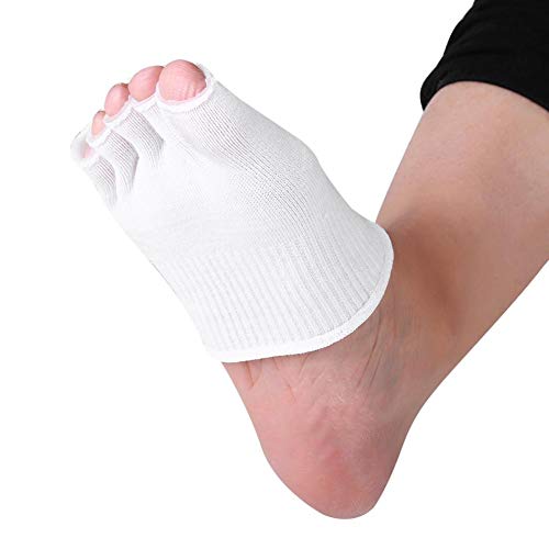 Pedimend Gel-Lined Compression Toe Separating Socks (1PAIR - 2PCS) | Toe Alignment Socks | Toe Separator Socks Relieves Ball of Foot Pain, Corns, Metatarsalgia, Overlapping Toes & Pinched Toes - NewNest Australia